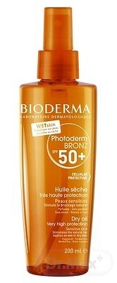 Bioderma Photoderm Bronz suchý olej na opaľovanie Dry Oil SPF50+ 200 ml