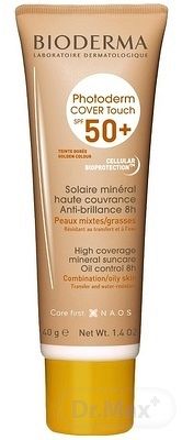 BIODERMA Photoderm COVER Touch SPF 50+ golden minerálny make-up zlatý 1x40 g