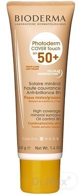 BIODERMA Photoderm COVER Touch SPF 50+ light minerálny make-up svetlý 1x40 g