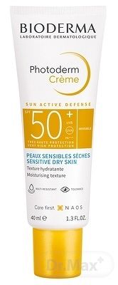 BIODERMA Photoderm Krém netónovaný SPF 50+ 1×40 ml, krém na citlivú pleť