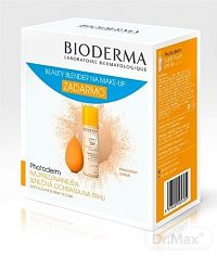 BIODERMA Photoderm NUDE Touch SPF50 + BALÍK tónovací fluid prirodzený 40 ml + HUBKA NA MAKE-UP (zadarmo) 1x1 set
