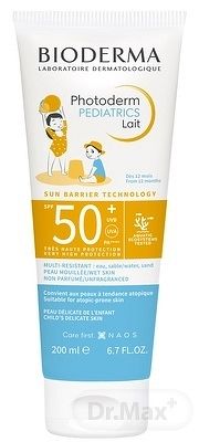 BIODERMA Photoderm PEDIATRICS Mlieko SPF 50+ 1×200 ml, opaľovacie mlieko pre deti