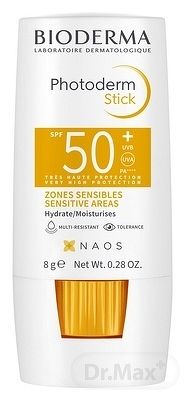 BIODERMA Photoderm Tyčinka na pery a citlivé miesta SPF 50+ 1×8 g, tyčinka na pery