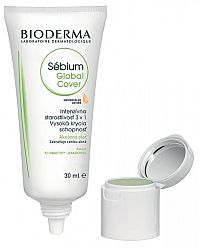 BIODERMA Sébium Global Cover tónovaný krém 30 ml + korektor 2 g, 1x1 set
