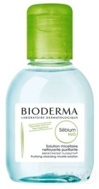 BIODERMA Sébium H2O micelárna pleťová voda na mastnú a zmiešanú pleť 1x100 ml