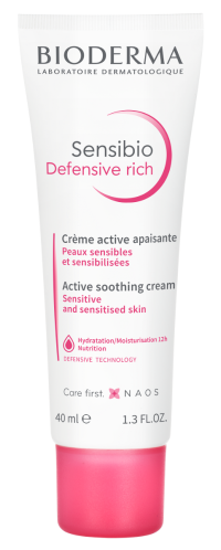 BIODERMA Sensibio Defensive rich 1×40 ml, upokojujúci krém