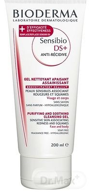 BIODERMA Sensibio DS+ moussant anti-recidive jemne čistiaci penivý gél 1x200 ml