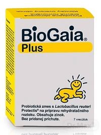 BioGaia ProTectis Plus 1×7 ks, prášok na perorálny rehydratačný roztok