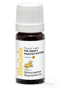 BioGaia Protectis s vitamínom D kvapky 1x5 ml