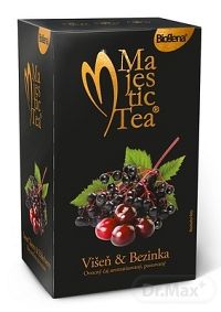 Biogena Majestic Tea Višňa & Baza 20×2,5 g (50 g), ovocný čaj