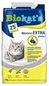 Biokats Podstielka Bianco Extra 1×5 kg, podstielka pre mačky