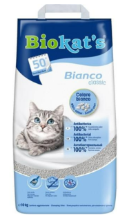 Biokats Podstielka Bianco Hygiene 1×10 kg, podstielka pre mačky