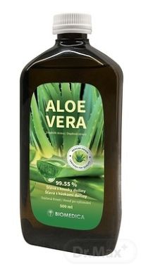 Biomedica Aloe Vera Šťava 99,55% 1×500 ml, šťava s aloe vera