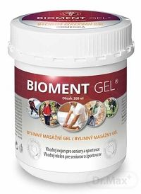 Biomedica Bioment gél 1×300 ml, bylinný masážny gél