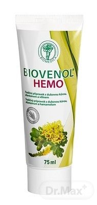 BIOMEDICA BIOVENOL HEMO gél 1×75 ml, určené pre okolie konečníka