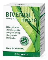 BIOMEDICA BIVENOL micro 1×70 tbl, 60+10 zadarmo