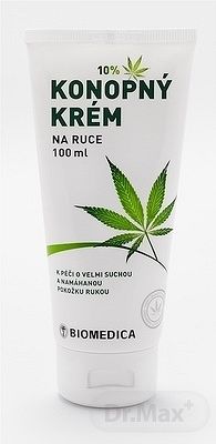 Biomedica Konopný krém na ruky 1×100 ml, krém na ruky