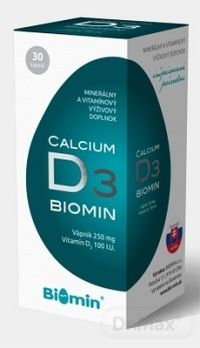 Biomin CALCIUM S VITAMÍNOM D3 1×30 cps