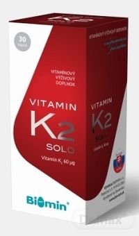 Biomin Vitamín K2 SOLO 1×30 cps, výživový doplnok