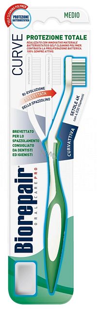 Biorepair zubná kefka medium 1×1 ks, zubná kefka