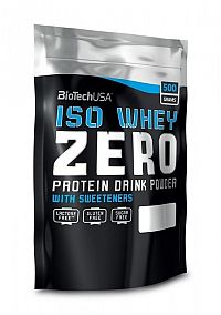 BioTech USA Iso whey zero 500g, biela čokoláda