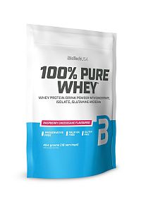 BioTechUSA 100% PURE WHEY malinový cheesecake 454 g 1×454 g