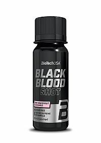 BioTechUSA BLACK BLOOD SHOT (20 x 60 ml) / ružový grep 1200 ml 1×1200 ml