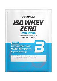 BioTechUSA ISO WHEY ZERO NATURAL jahoda 25 g 1×25 g
