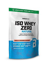 BioTechUSA ISO WHEY ZERO NATURAL vanilka-škorica 500 g 1×500 g