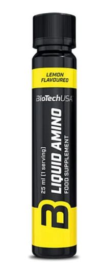 BioTechUSA LIQUID AMINO (20 x25ml) ampula citrón 500 ml 1×500 ml