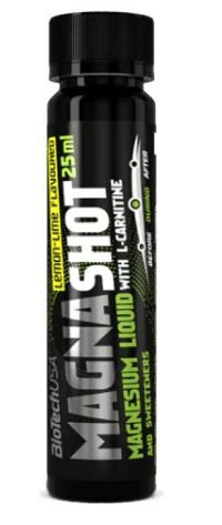 BioTechUSA MAGNA SHOT (20 x 25ml ampula) citrón-limetka 500 ml 1×500 ml