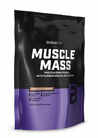BioTechUSA MUSCLE MASS (sáčok) jahoda 1000 g 1×1000 g