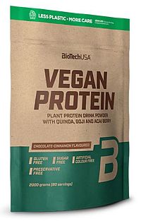 BioTechUSA VEGAN PROTEIN čokláda - škorica 2000 g 1×2000 g