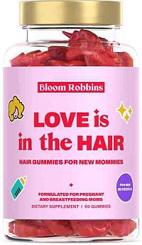 Bloom Robbins LOVE is in the HAIR pre mamičky žuvacie cukríky, jednorožci 60 ks