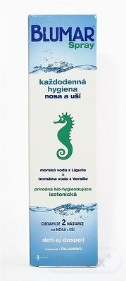 Blumar sprej izotonický roztok na hygienu nosa a uší sprej 100 ml