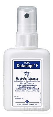 BODE Cutasept F 1×50 ml, bezfarebný alkoholový dezinfekčný prostriedok na kožu