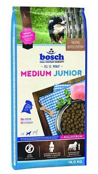 Bosch HPC Medium Junior 15kg 1×15 kg, psie granule