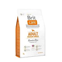 Brit Care Adult Medium Breed L&R 1×3 kg, krmivo pre psov