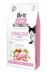 Brit Care Cat Grain-Free Sterilized Sensitive 1×7 kg, granule pre mačky