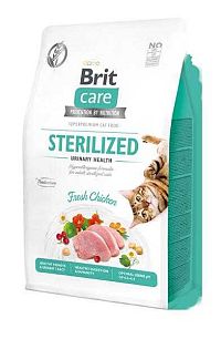 Brit Care Cat Grain-Free Sterilized Urinary 1×0,4 kg, granule pre mačky