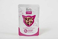 Brit Care Cat Kapsička Kura+Kačka 1×80 g, mäsová kapsička pre mačky