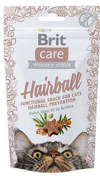 Brit Care Cat Snack Hairball 1×50 g, maškrta pre mačky
