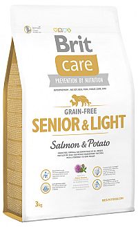 Brit Care Grain-free Senior&Ligh Salmon&Potato 3kg 1×3 kg