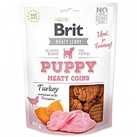 Brit Jerky Puppy Turkey Meaty Coins 80g 1×80 g