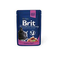 Brit Kapsička Cat Prem Pouches Losos+Pstruh 100g 1×100 g