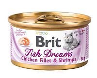 Brit Konzerva Fish Dreams Chicken Fillet & Shrimps 80g 1×80 g