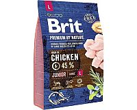 Brit Premium By Nature Junior L 1×3 kg, granule pre psy