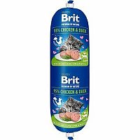 Brit Premium By Nature Sausage Cat Chicken & Duck 1×180 g, mačacia klobása