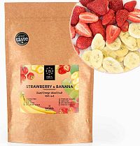 Brix Mrazom sušená jahoda a banán 110g 1×110 g