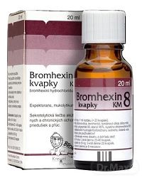 BROMHEXIN 8-KVAPKY KM sol por (liek.skl.hnedá) 1x20 ml